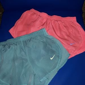 2 Nike dri-fit girl shorts